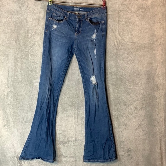 Soho Custom Painted Jeans - Picture 1 of 7